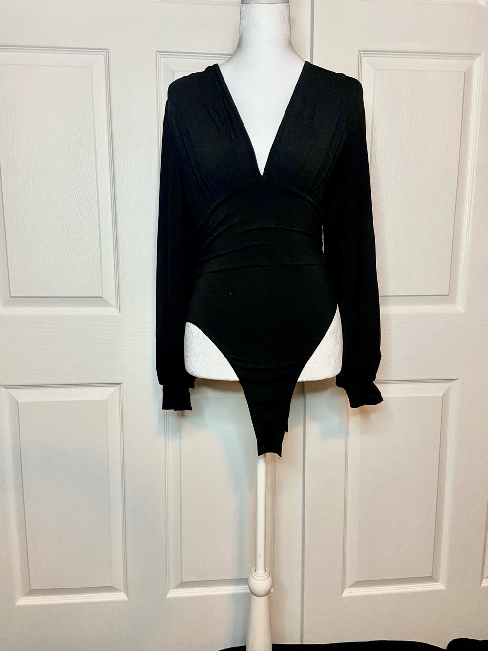 SHEIN Black Women's Garment Top - Classic Solid Black